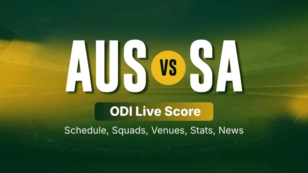 AUS vs SA ODI Live Score 2025: Schedule, Squads, Venues, Stats, News