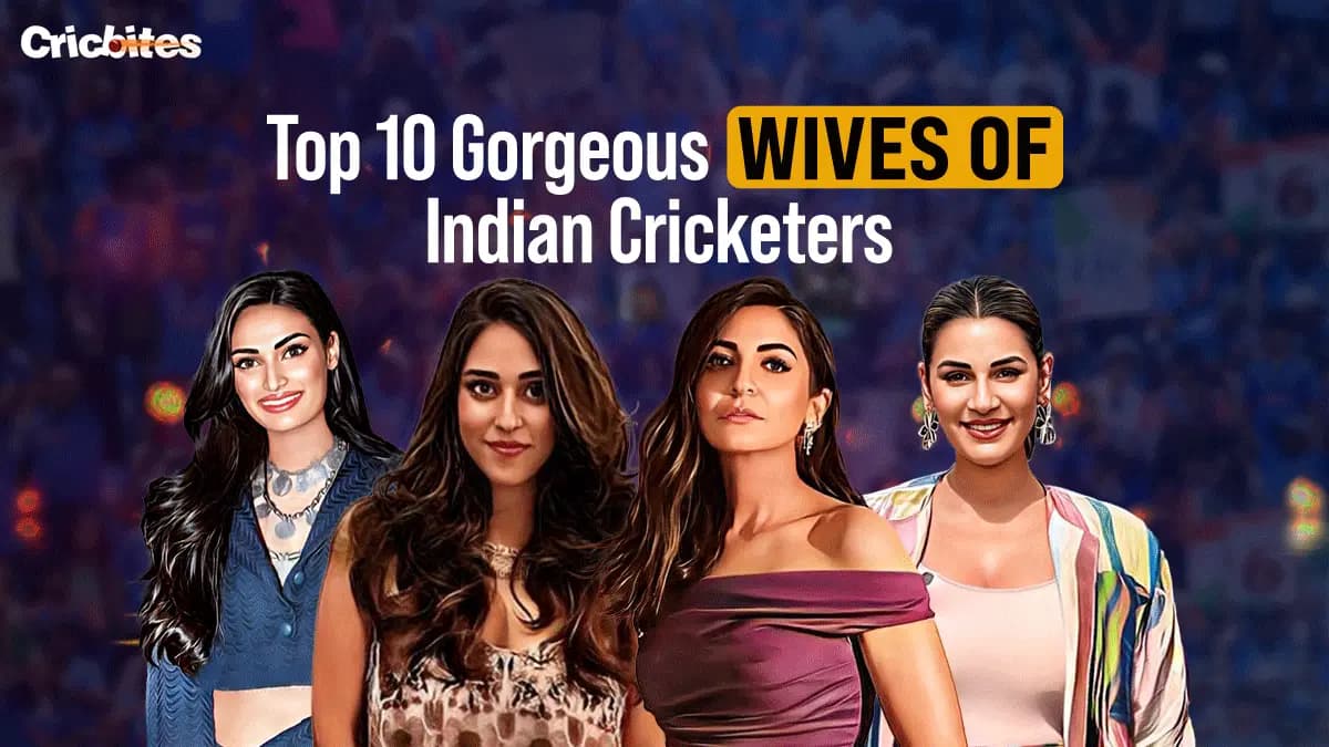 Top 11 Gorgeous Wives of Indian Cricketers (2025 List)