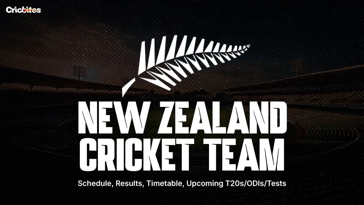 New Zealand Cricket Team Schedule, Results, Timetable, Upcoming T20s/ODIs/Tests