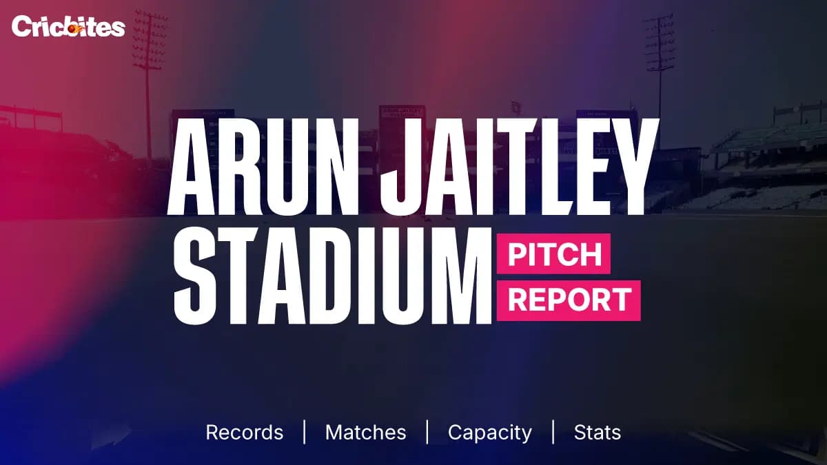 Arun Jaitley Stadium Pitch Report: Records, Matches, Capacity, Stats