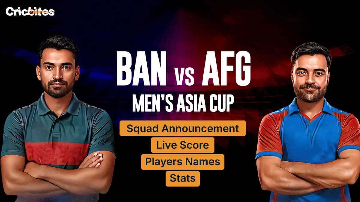 BAN vs AFG Full Scorecard (BAN Won by 8 Runs): Men’s T20 Asia Cup 2025