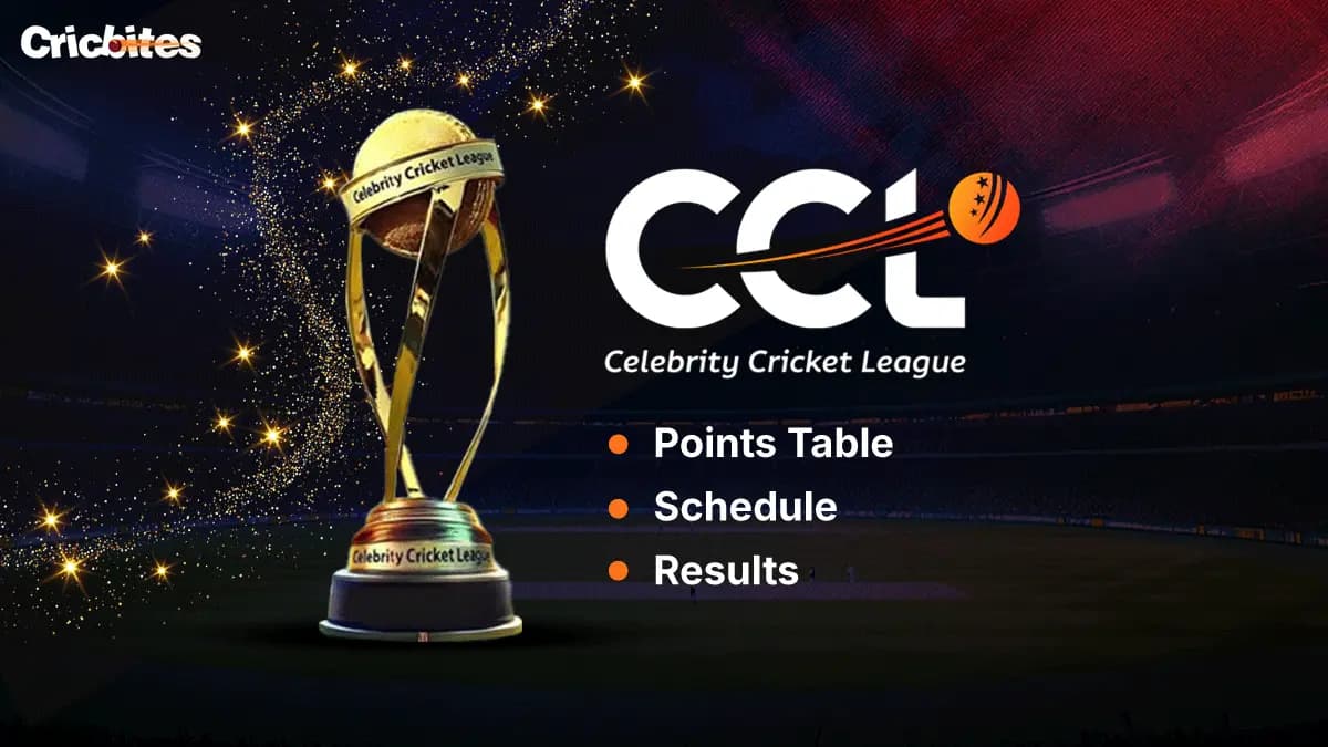 CCL (Celebrity Cricket League) 2025: Points Table, Schedule & Results