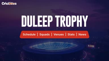 Duleep Trophy 2025: Full Schedule, Squads, Match Dates, Venues