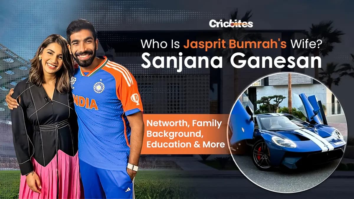 Who Is Jasprit Bumrah’s Wife? Sanjana Ganesan: Net Worth, Family Background, Education & More