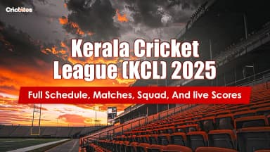 Kerala Cricket League(KCL) 2025: Full Schedule, Matches, Squad, And live Scores