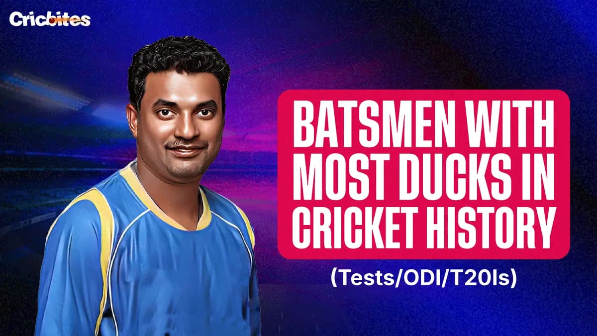 Batsmen With Most Ducks in Cricket History (Tests/ODI/T20Is)