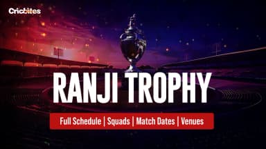 Ranji Trophy 2025: Full Schedule, Squads, Match Dates, Venues