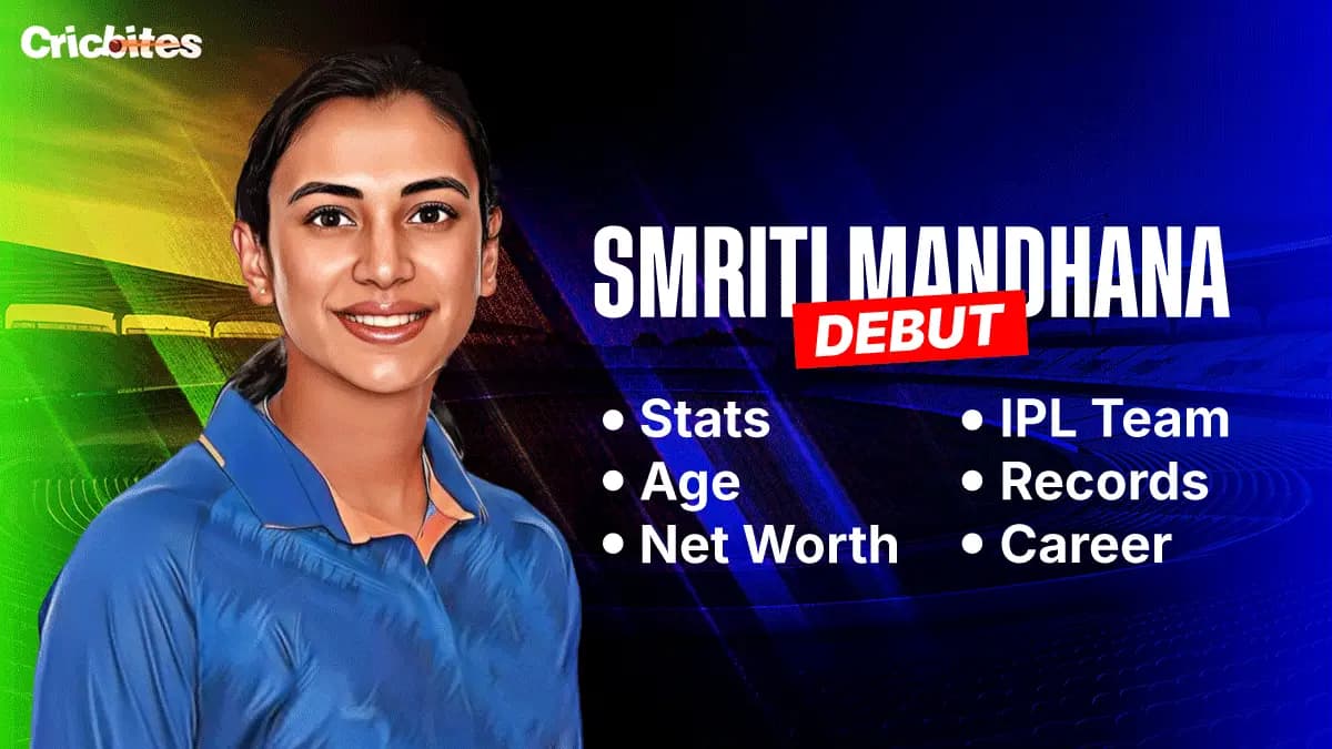 Smriti Mandhana: Debut, Stats, Age, Net Worth, Records, Bio & ICC Ranking