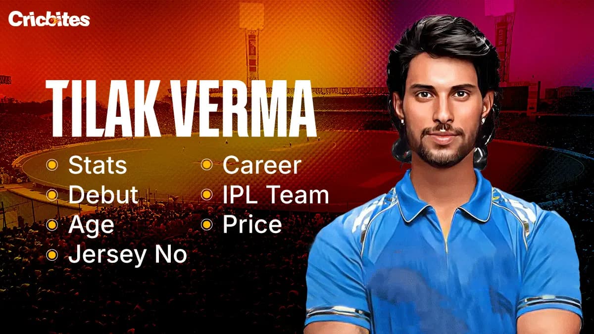 Tilak Varma Stats, Debut, Age, Jersey No, Career, IPL Team, Price