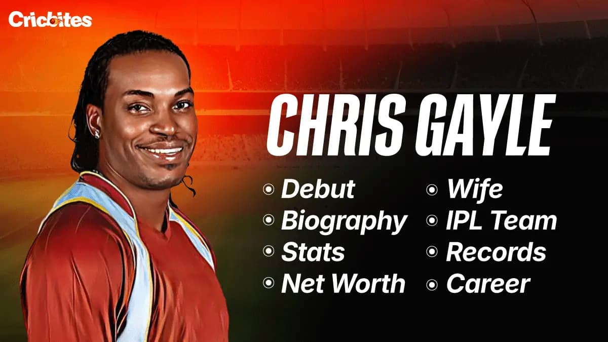 Chris Gayle Debut, Biography, Stats, Net Worth, Wife, IPL Team, Records, Career