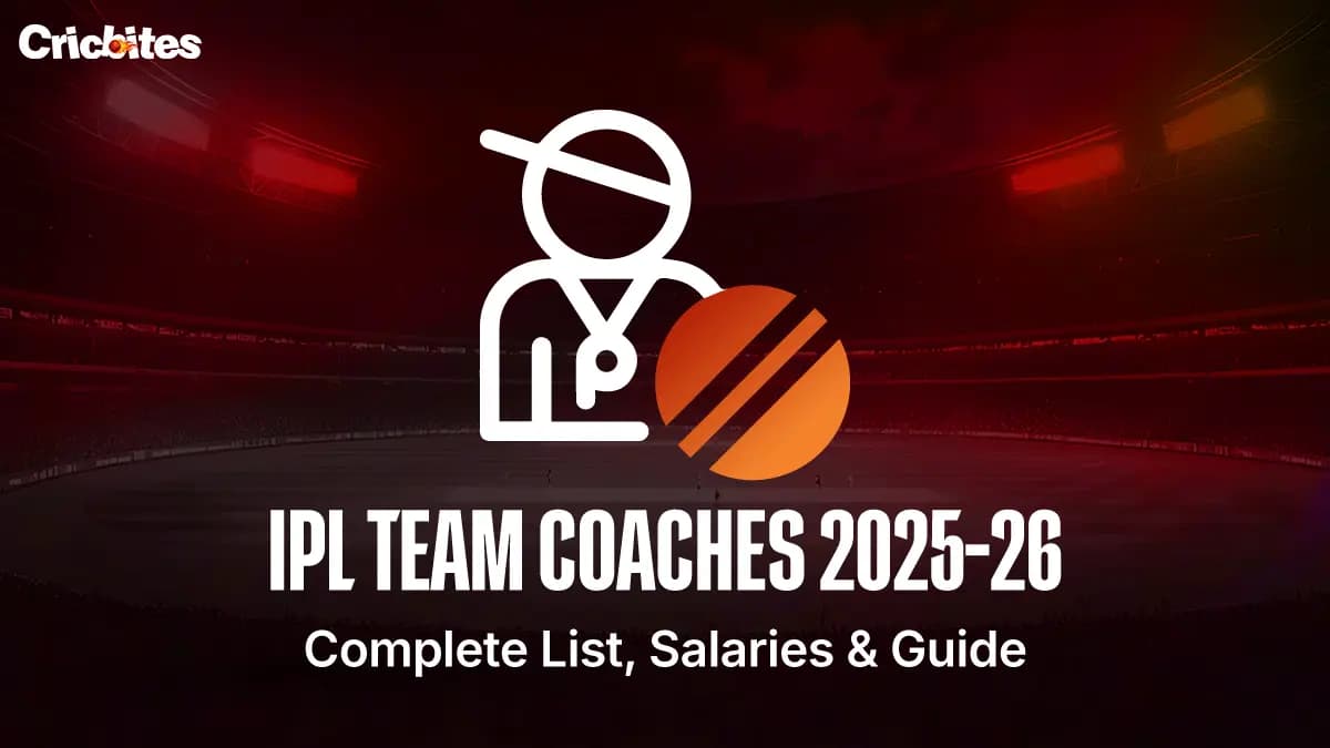 IPL Team Coaches 2025-26: Complete List, Salaries & Guide