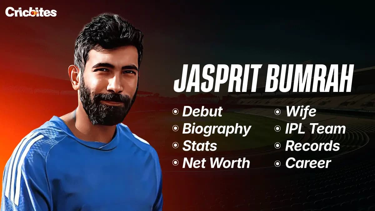 Jasprit Bumrah Debut, Biography, Stats, Net Worth, Wife, IPL Team, Records, Career
