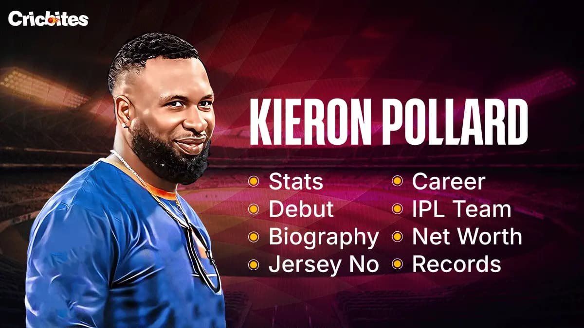 Kieron Pollard Debut, Biography, Stats, Net Worth, Wife, IPL Team, Records, Career