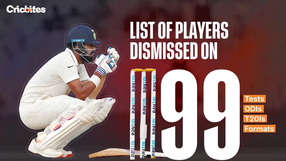 List of Players Dismissed on 199 (In Tests/ODIs/T20Is Formats)