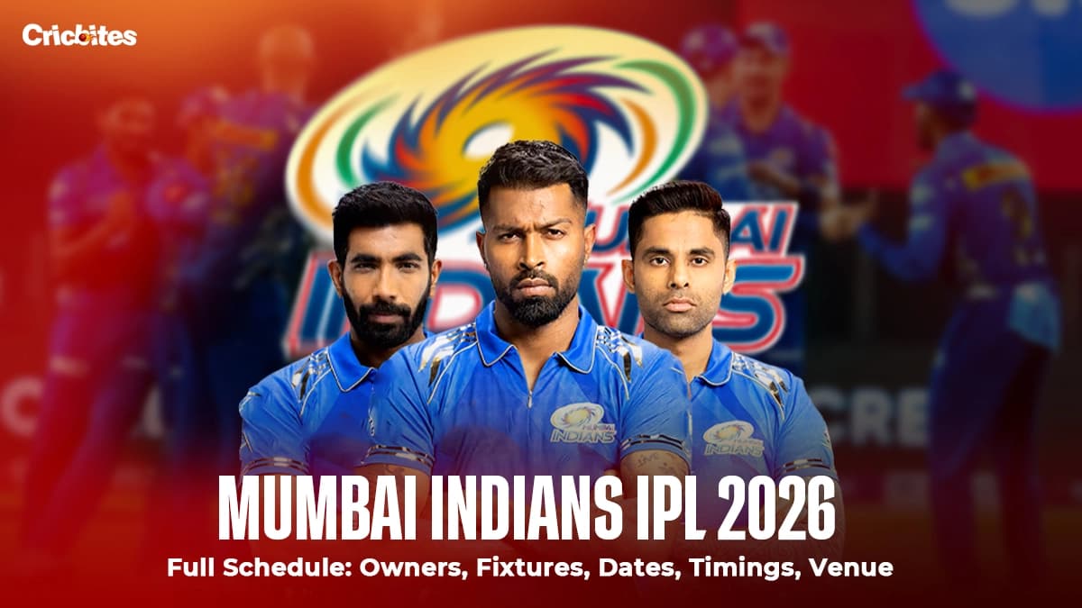 Mumbai Indians IPL 2026 Full Schedule: Owners, Fixtures, Dates, Timings, Venues