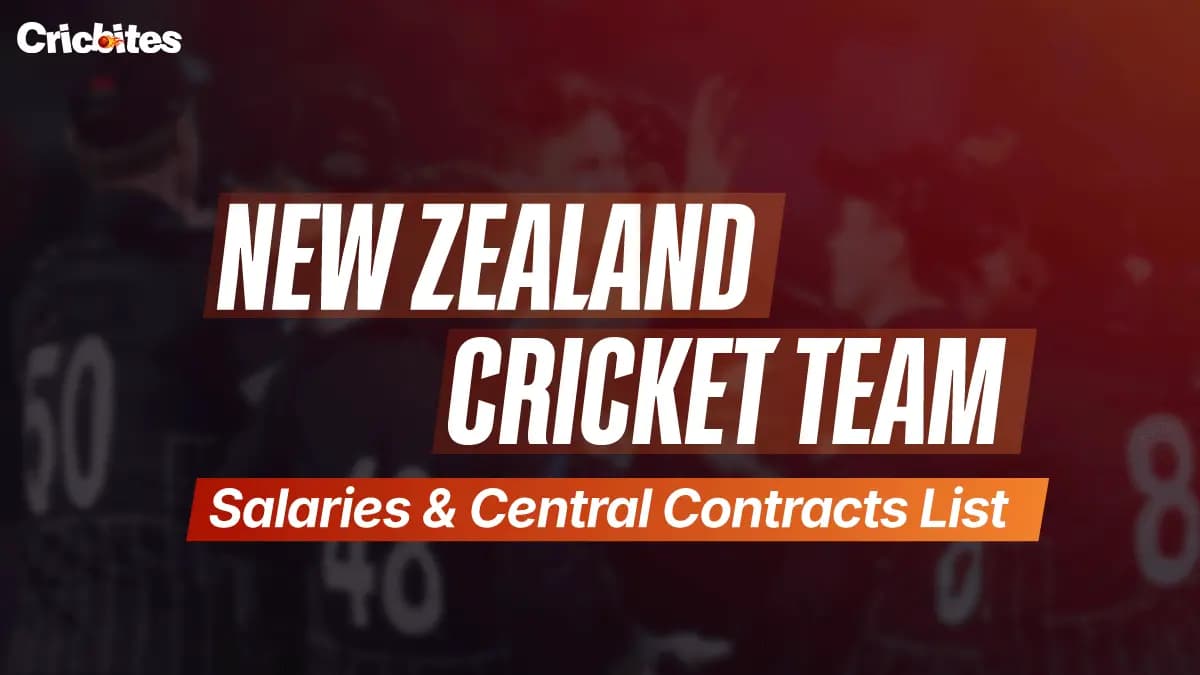 New Zealand Cricket Team Salaries & Central Contracts List