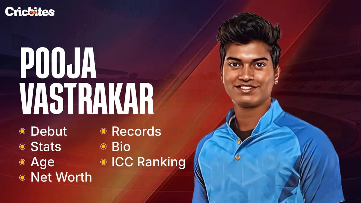Pooja Vastrakar Debut, Stats, Age, Net Worth, Records, Bio & ICC Ranking