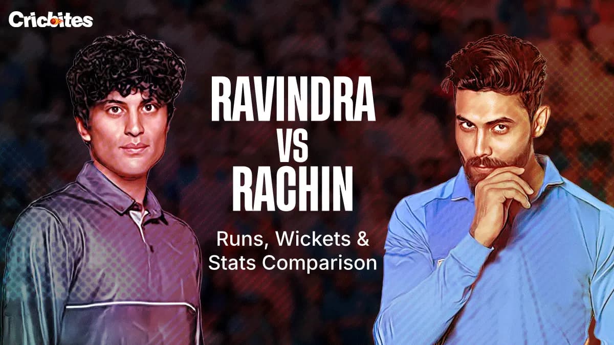 Ravindra Jadeja vs Rachin Ravindra: Runs, Wickets & Stats Comparison