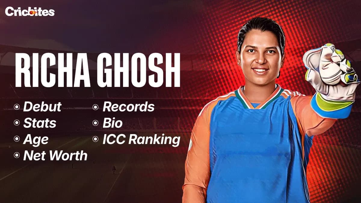 Richa Ghosh Debut, Stats, Age, Net Worth, Records, Bio & ICC Ranking