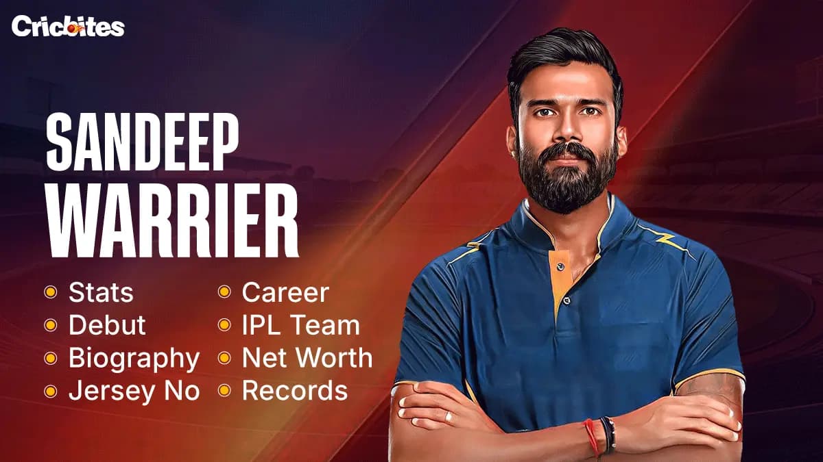 Sandeep Warrier Stats, Debut, Age, Jersey No, Career, IPL Team, Price