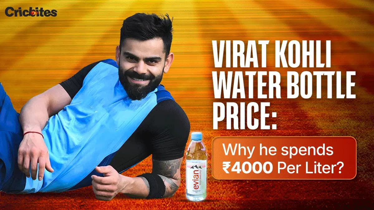 Virat Kohli Water Bottle Price: Why He Spends ₹4000 Per Liter?