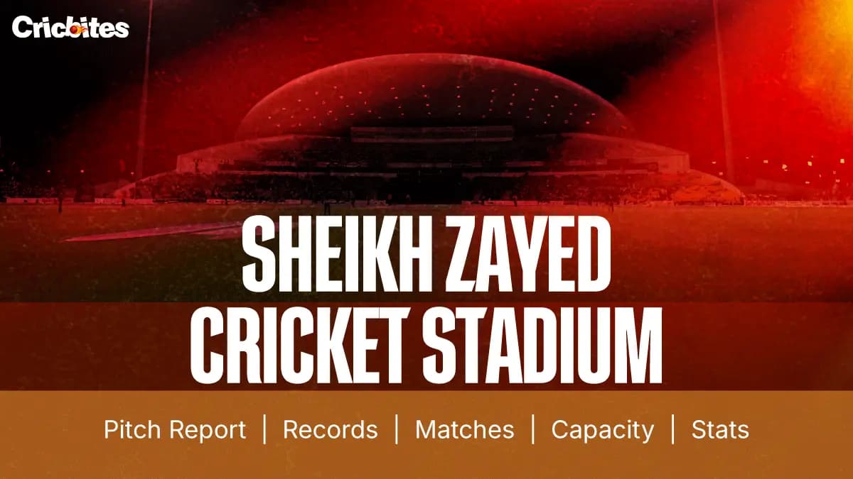 Zayed Cricket Stadium Pitch Report: Records, Matches, Capacity, Stats
