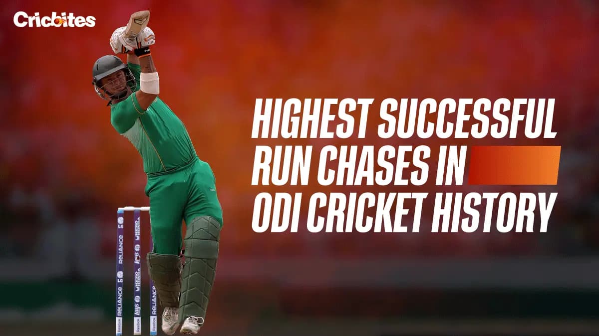 Highest Successful Run Chases in ODI Cricket History