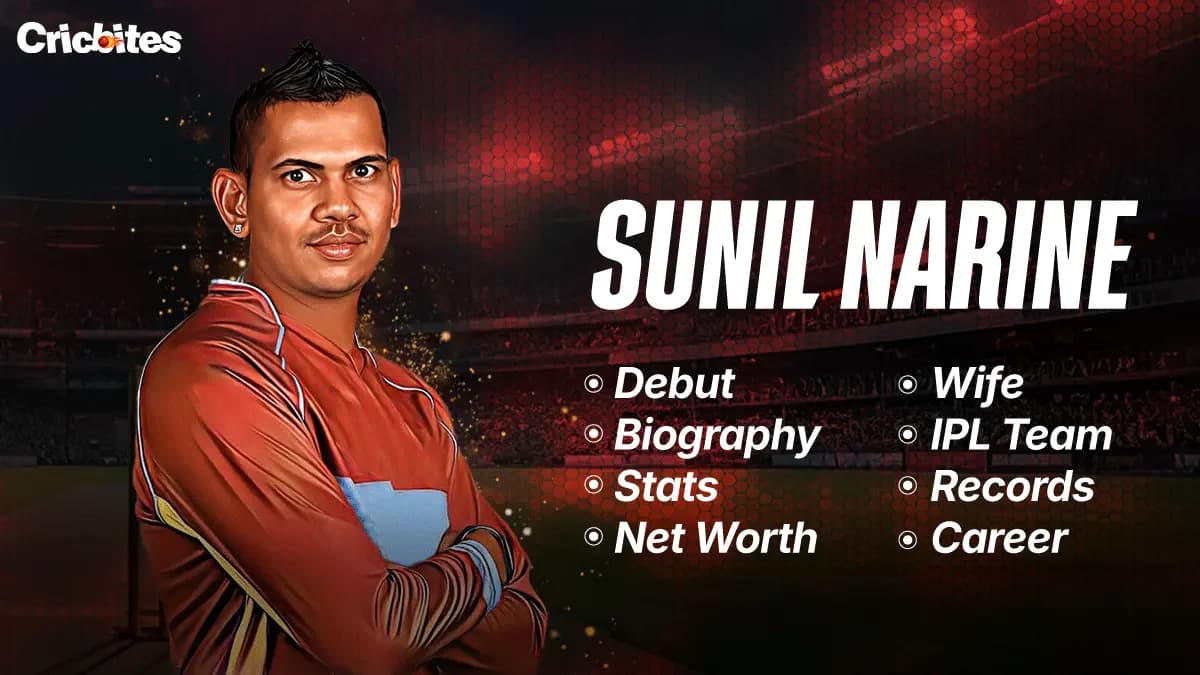 Sunil Narine Stats, Debut, Age, Jersey No, Career, IPL Team, Price