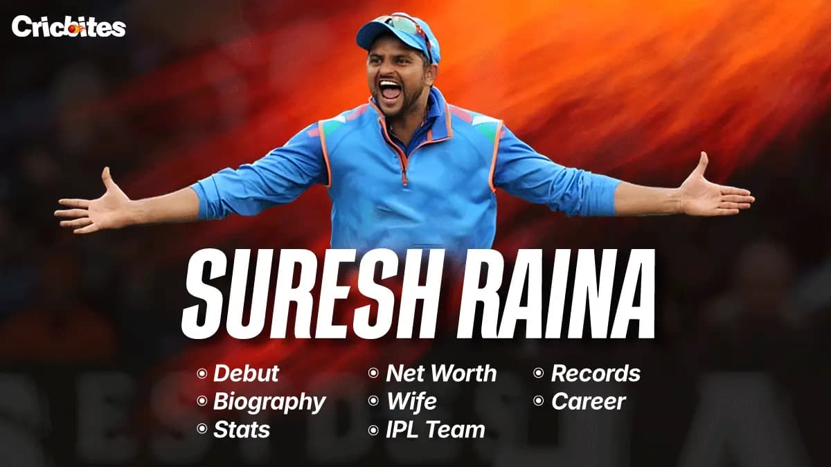 Suresh Raina Debut, Biography, Stats, Net Worth, Wife, IPL Team, Records, Career