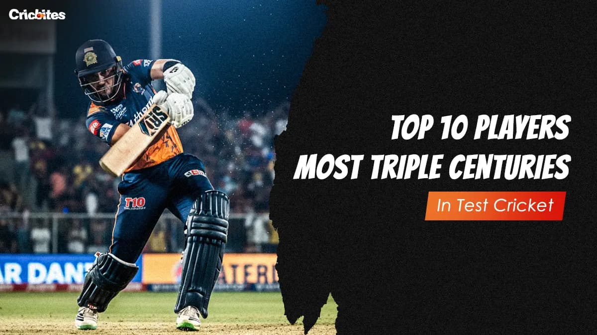 Top 10 Players Most Triple Centuries In Test Cricket (Updated 2025)