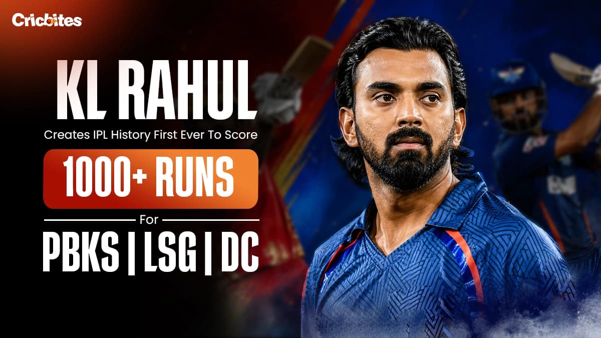 KL Rahul Creates History, Becomes First Player to Score 1000 Runs for Three IPL Teams