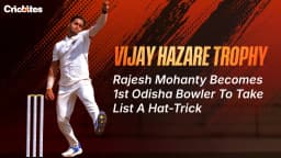 Vijay Hazare Trophy: Rajesh Mohanty Becomes 1st Odisha Bowler To Take List A Hat-Trick