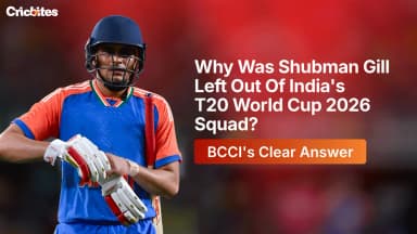Why Was Shubman Gill Left Out Of India’s T20 World Cup 2026 Squad? BCCI’s Clear Answer