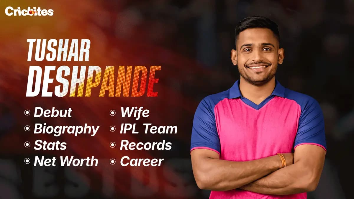 Tushar Deshpande Debut, Biography, Stats, Net Worth, Wife, IPL Team, Records, Career