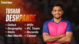 Tushar Deshpande Debut, Biography, Stats, Net Worth, Wife, IPL Team, Records, Career