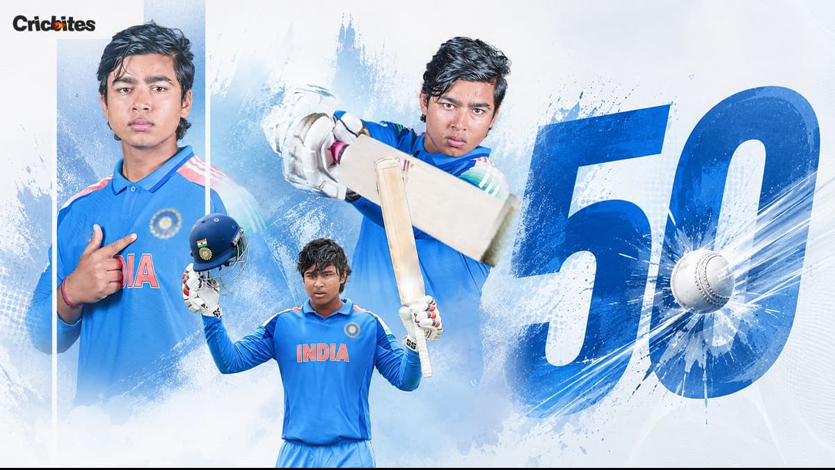 15-Year-Old Vaibhav Sooryavanshi Smashes Fastest List A Fifty Ever