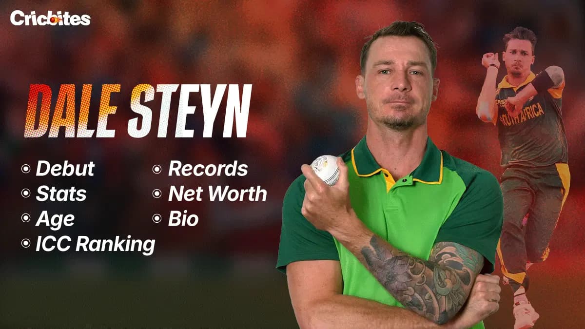 Dale Steyn Debut, Biography, Stats, Net Worth, Wife, IPL Team, Records, Career