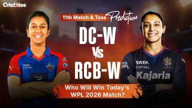 DC-W vs RCB-W Toss &amp; Match Prediction: Who Will Win Today’s WPL 2026 Match?