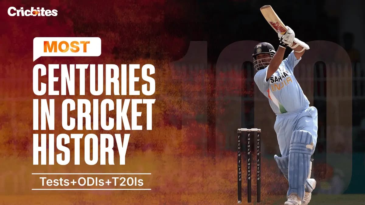 Most Centuries in Cricket History (Tests+ODIs+T20ls)