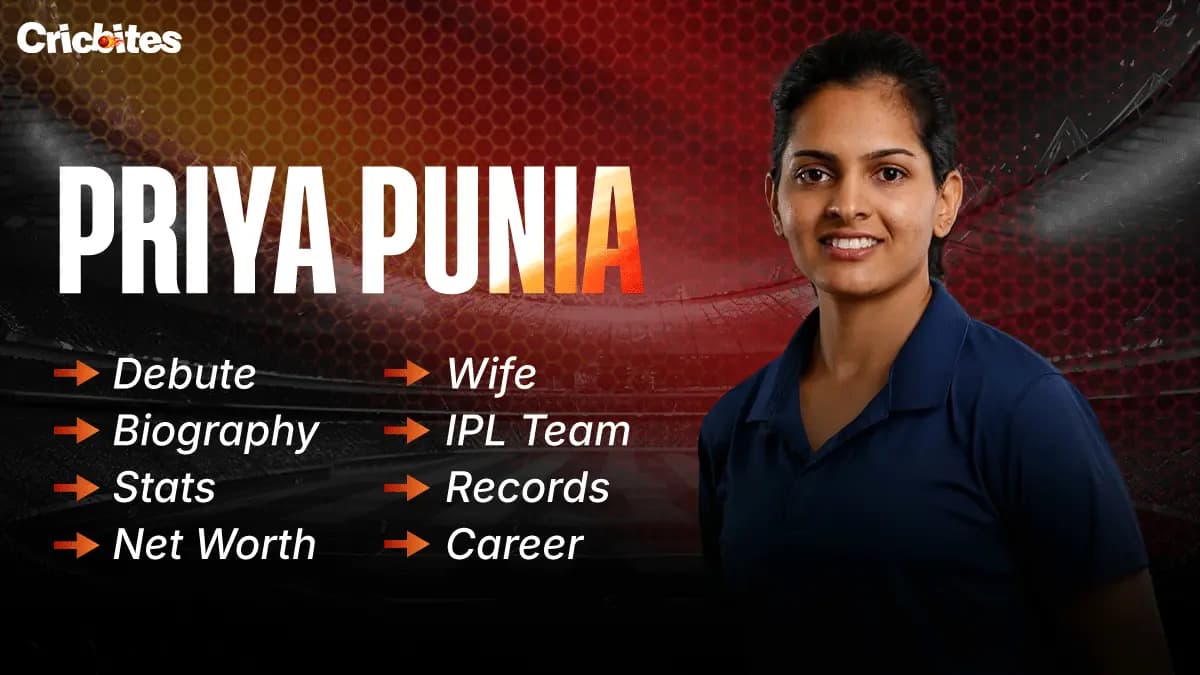 Priya Punia Debut, Stats, Age, Net Worth, Records, Bio & ICC Ranking