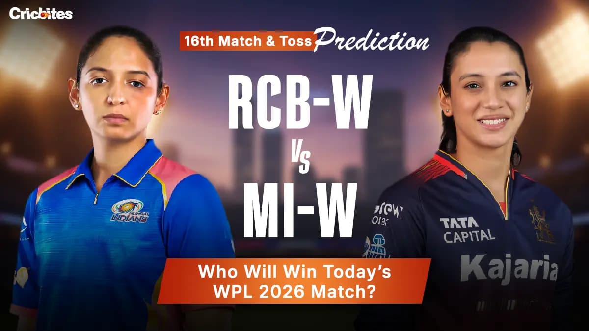 RCB-W vs MI-W Toss & Match Prediction: Who Will Win Today’s WPL 2026 Match?