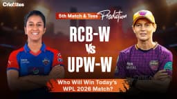 RCB-W vs UPW-W Toss & Match Prediction: Who Will Win Today’s WPL 2026 Match?