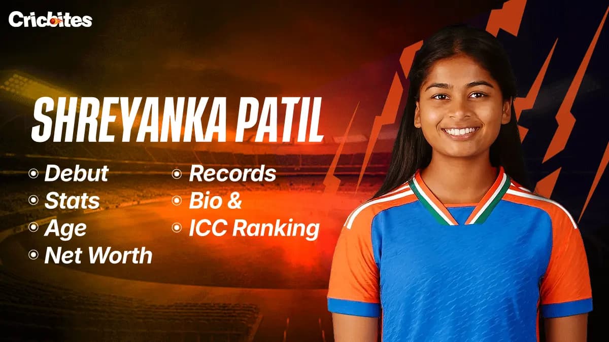 Shreyanka Patil Debut, Stats, Age, Net Worth, Records, Bio & ICC Ranking