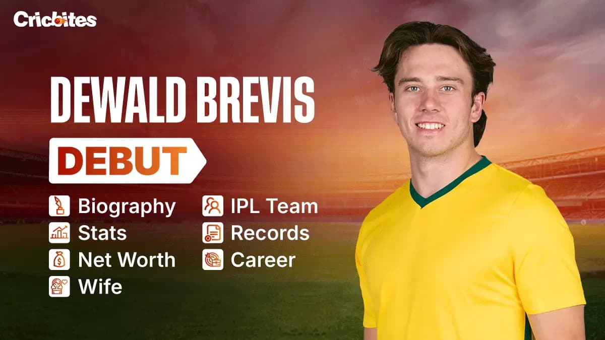 Dewald Brevis Debut, Biography, Stats, Net Worth, Wife, IPL Team, Records, Career