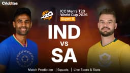 IND vs SA: ICC Men’s T20 World Cup 2026 | Match Prediction, Squads, Live Score & Stats