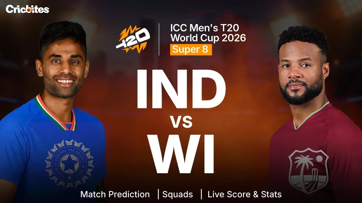 IND vs WI: India Won By 5 Wkts – Scorecard, Stats (ICC Men’s T20 World Cup 2026)