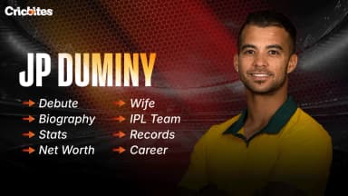 JP Duminy Debut, Biography, Stats, Net Worth, Wife, IPL Team, Records, Career