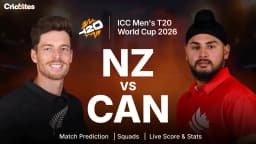 NZ vs CAN: ICC Men’s T20 World Cup 2026 | Match Prediction, Squads, Live Score & Stats