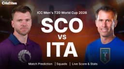SCO vs ITA: ICC Men’s T20 World Cup 2026 | Match Prediction, Squads, Live Score & Stats
