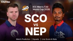 SCO vs NEP: ICC Men’s T20 World Cup 2026 | Match Prediction, Squads, Live Score & Stats